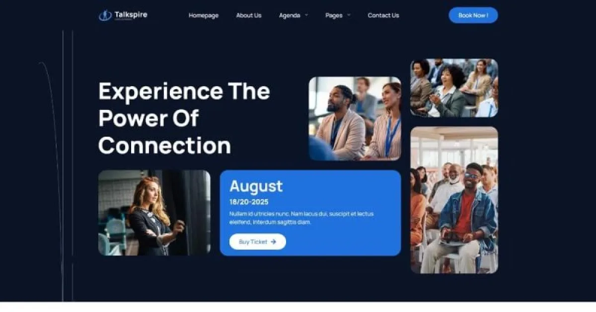 Talkspire – Event & Conference Elementor Template Kit