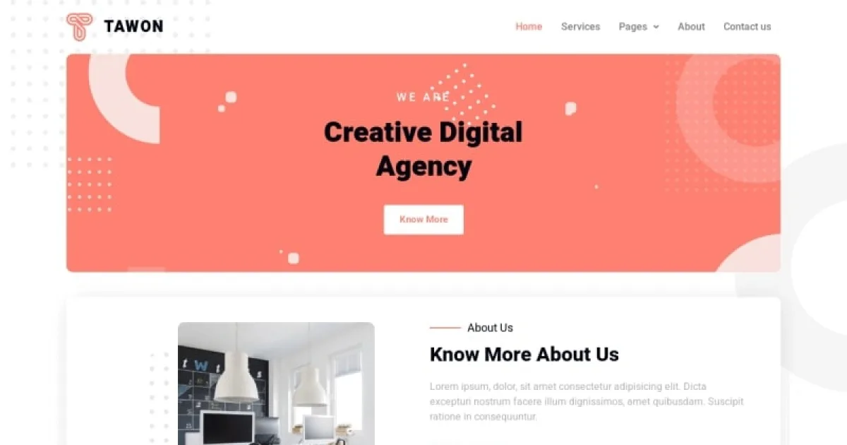 Tawon – Agency Landing Page Elementor Template Kit