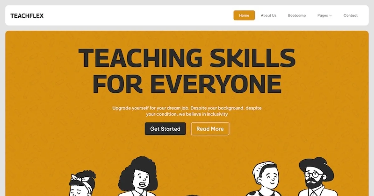 Teachflex – Online Education & Bootcamp Elementor Template Kit