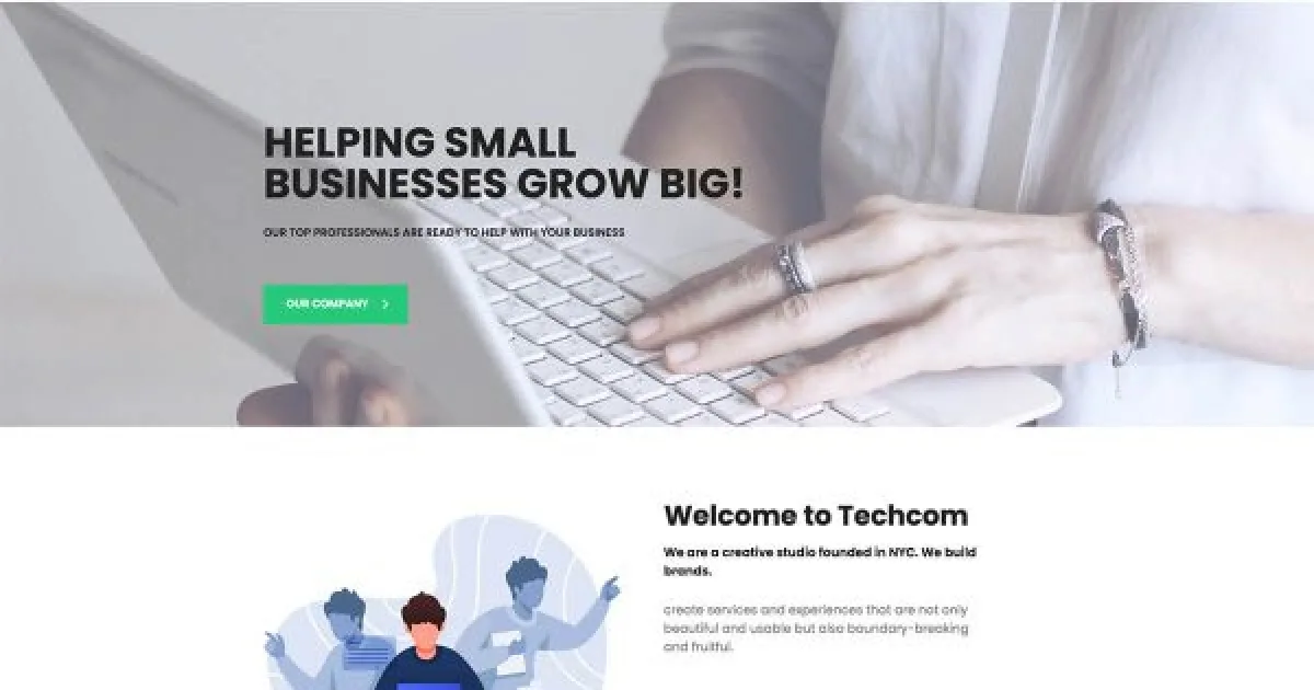 Techcom – Investment Consulting Elementor Template Kit