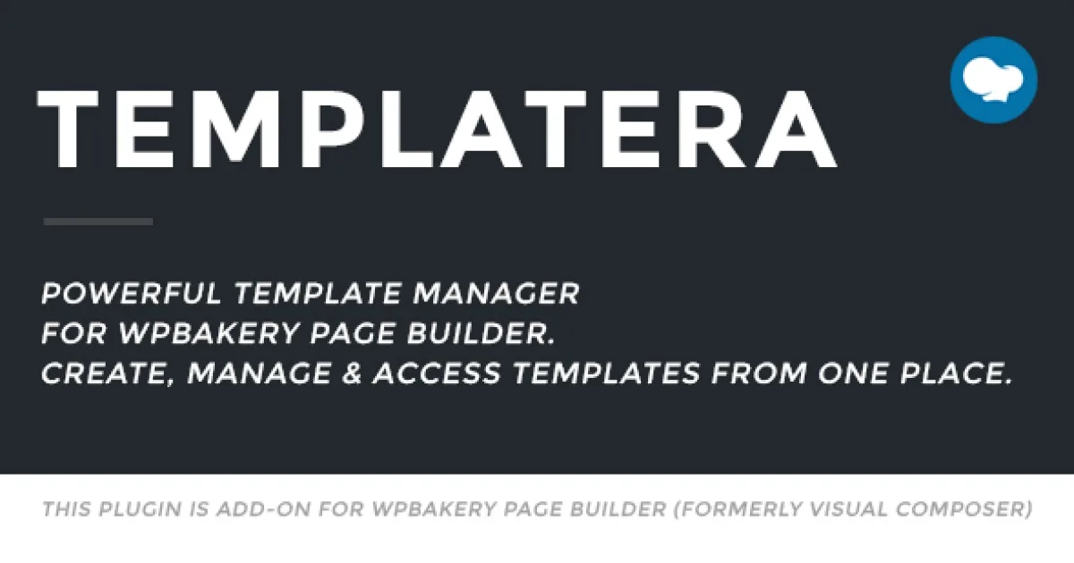 Templatera – Template Manager For Visual Composer