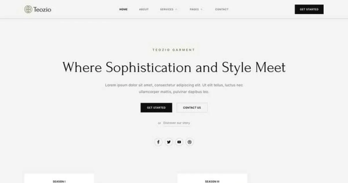 Teozio – Garment & Textile Industry Elementor Template Kit