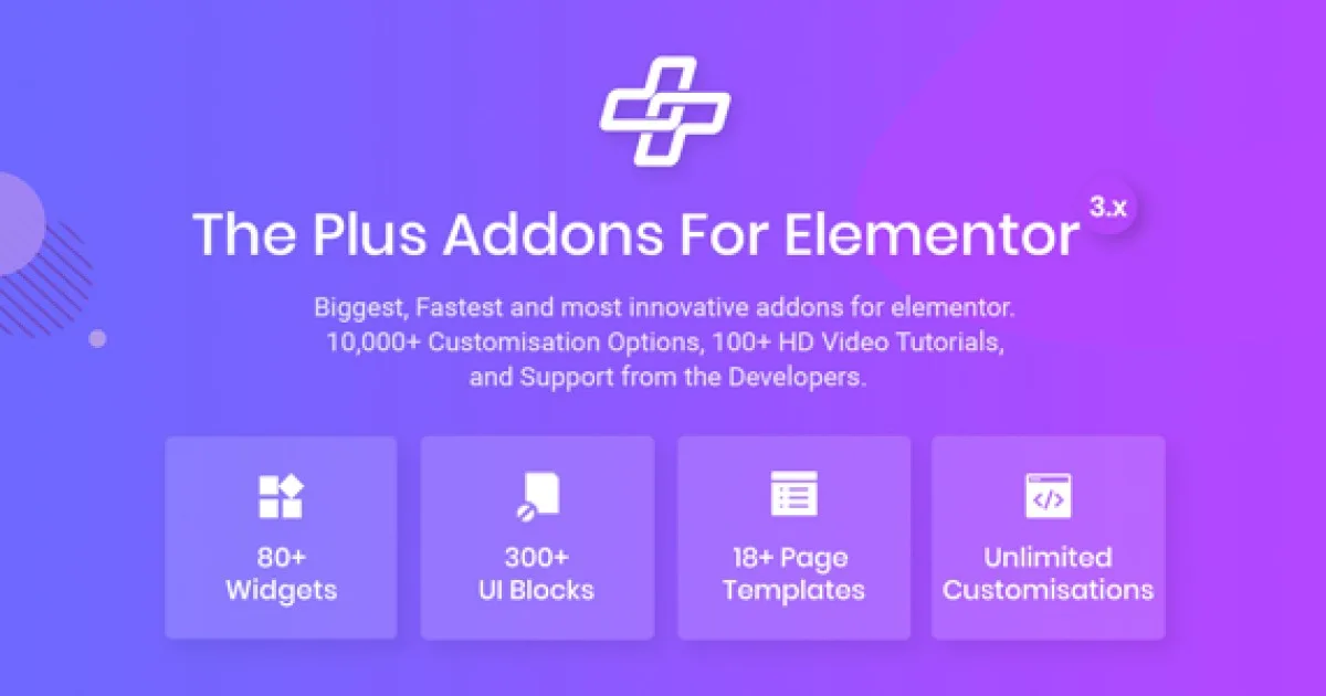 The Plus Addon For Elementor