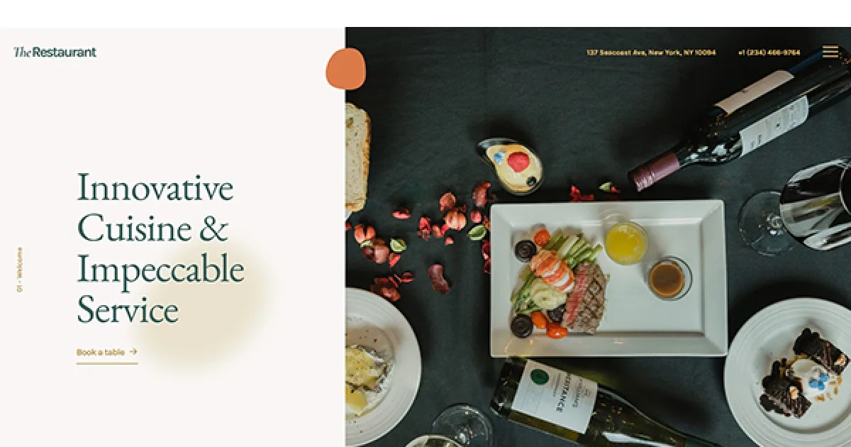 The Restaurant – Elementor Template Kit