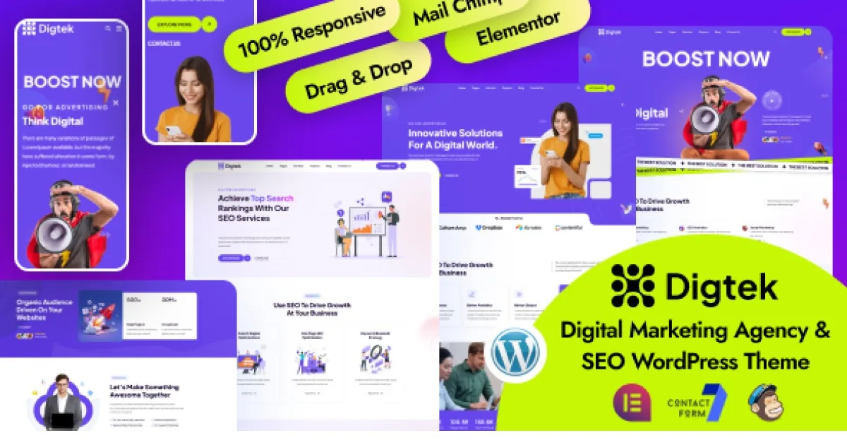 themeDigtek – Digital Marketing Agency WordPress Theme