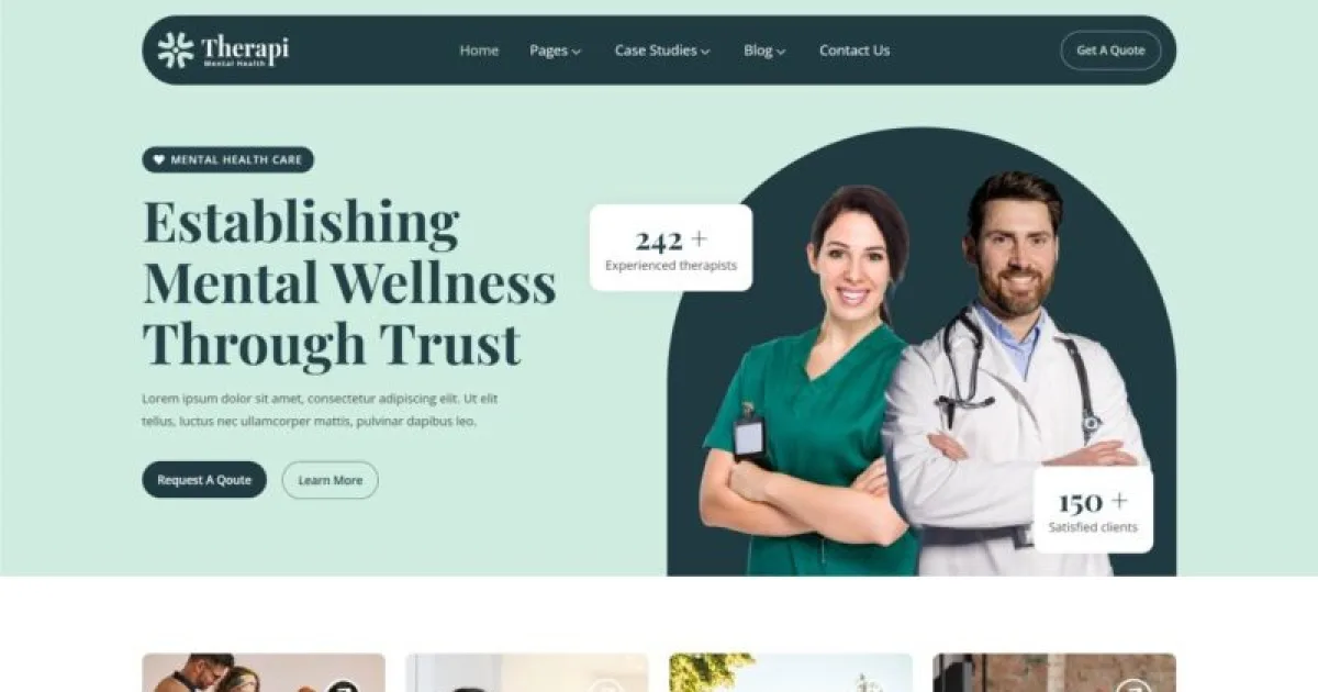 Therapi – Mental Health Care Elementor Template Kit