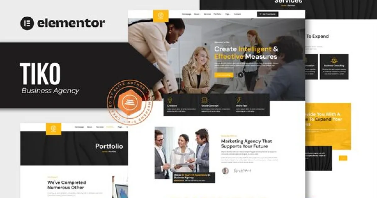 Tiko – Business Agency Elementor Template Kit