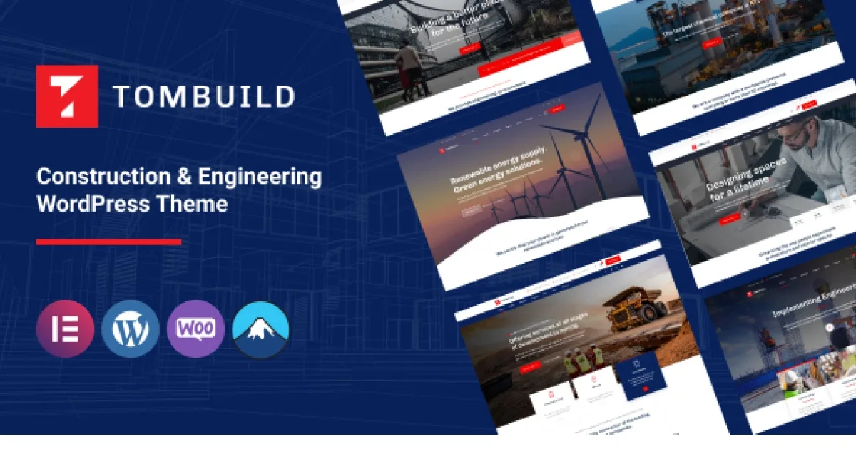 Tombuild Theme – Construction & Engineering WordPress Theme