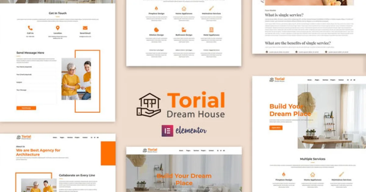 Torial – Interior Design Elementor Template Kit