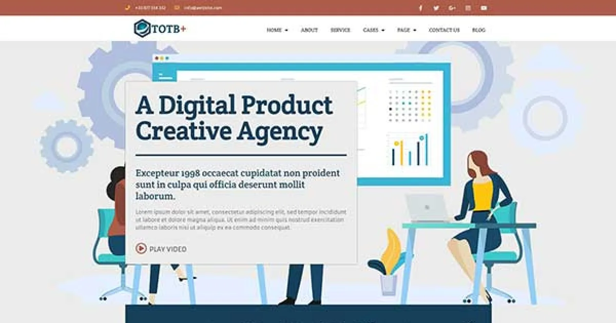 TOTB – Marketing Solution Elementor Template kit