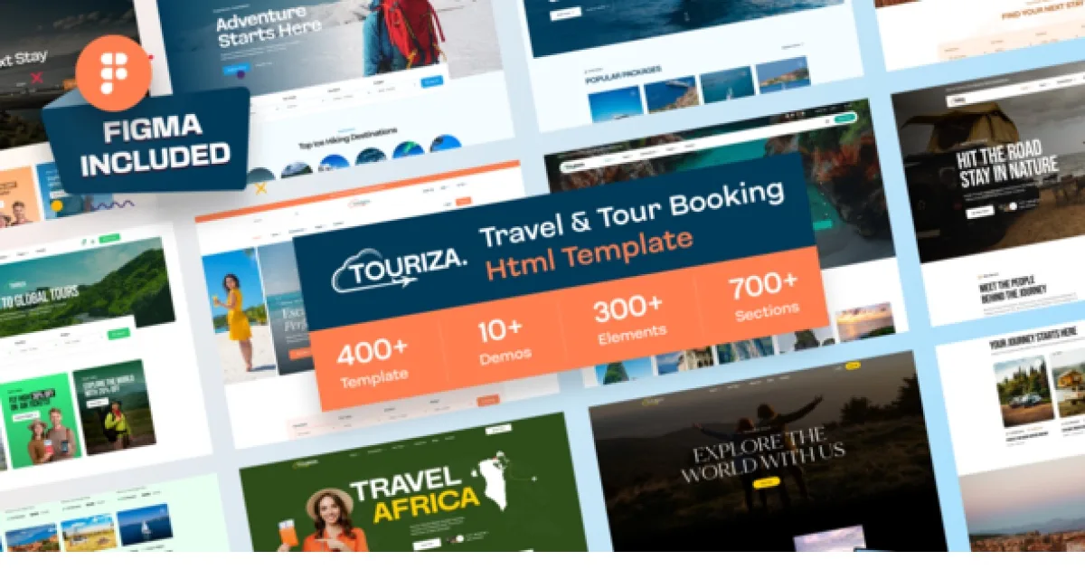 Touriza – Tour & Travel Booking HTML Template