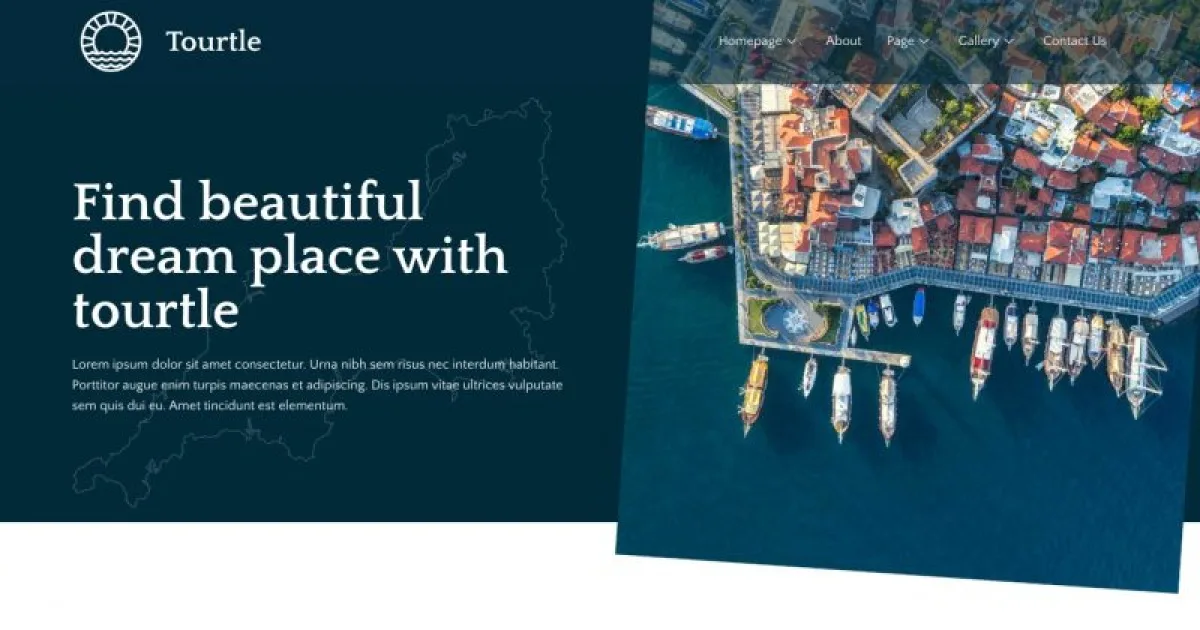 Tourtle – Travel Agency Template Kits