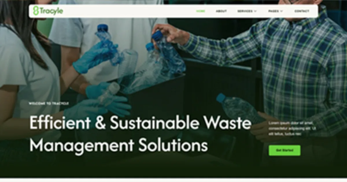 Tracyle – Waste Management & Recycling Service Elementor Template Kit
