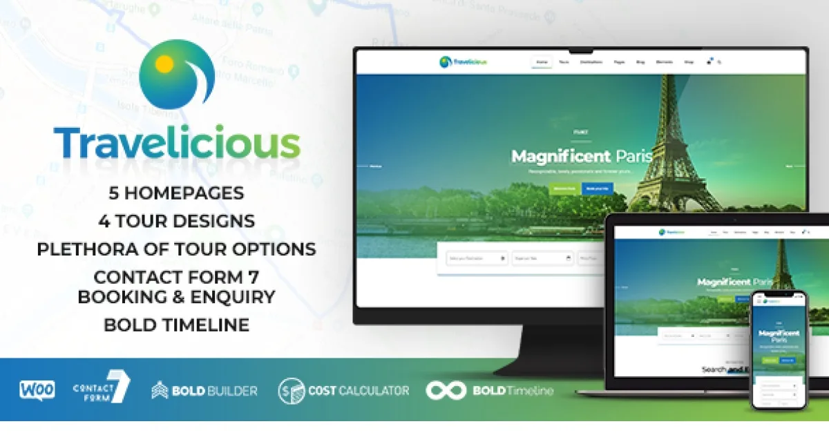 Travelicious WordPress Theme