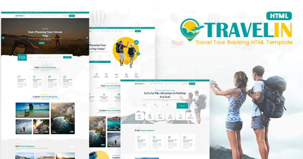 Travelin – Travel Tour Booking HTML Templates