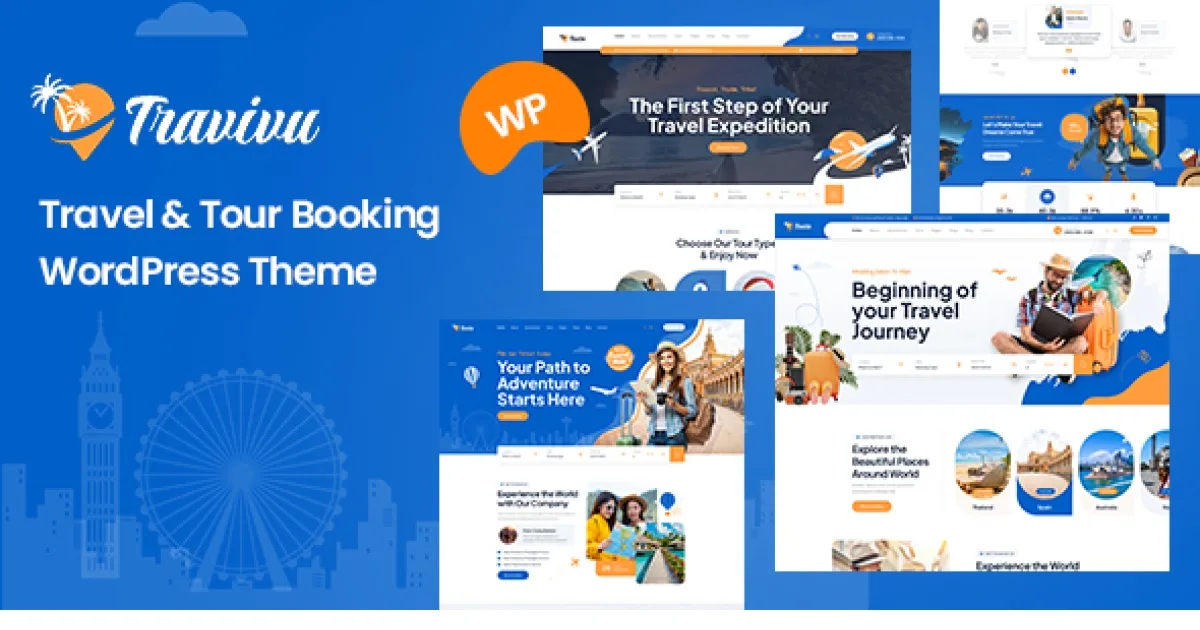 Travivu Theme – Travel & Tour Booking WordPress Theme