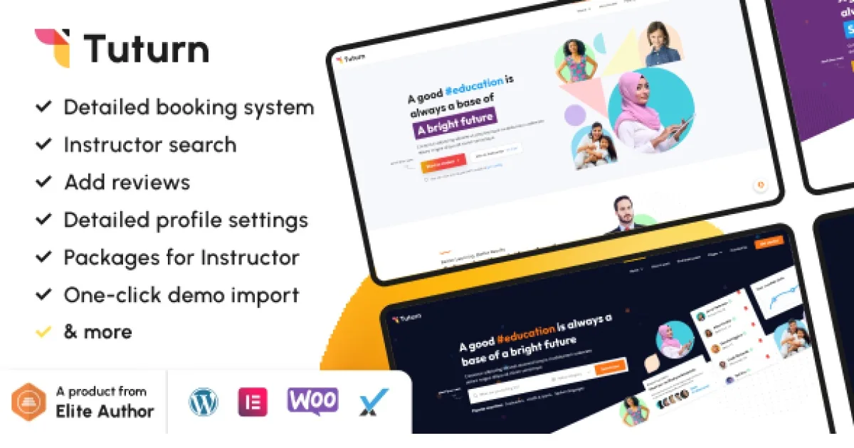 Tuturn – Online Tutors MarketPlace WordPress Theme