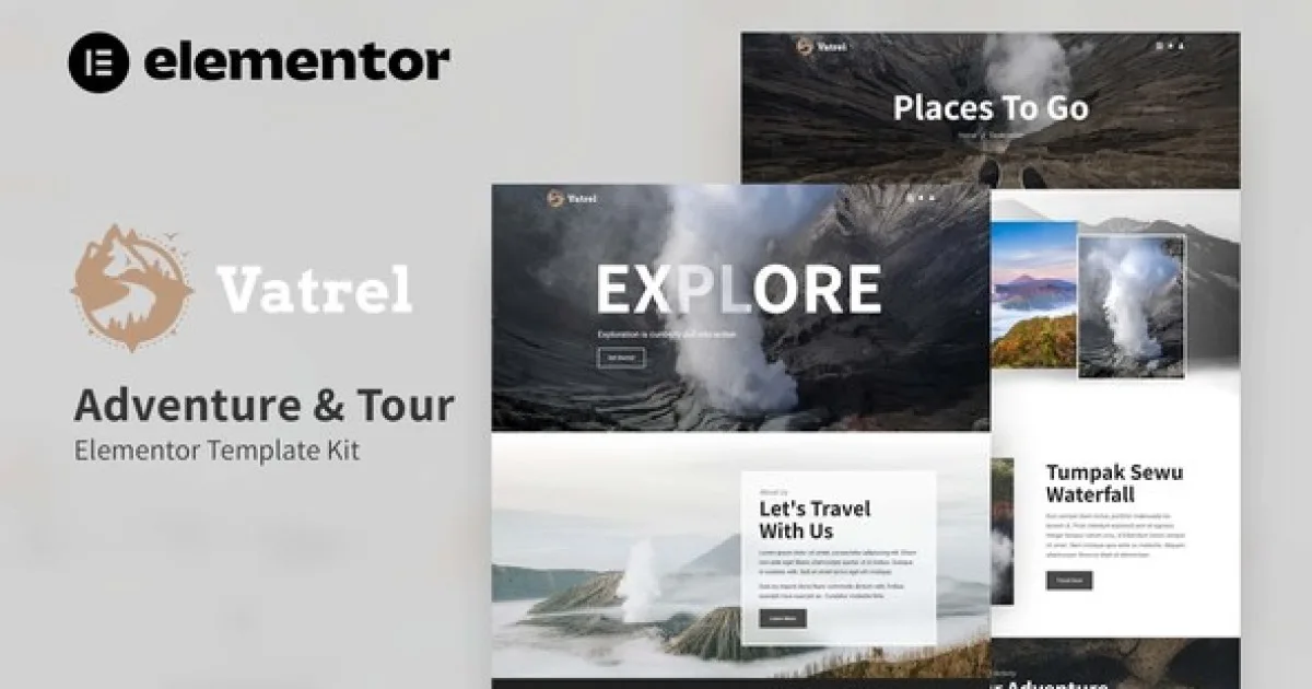 Vatrel – Adventure & Tour Elementor Template Kit