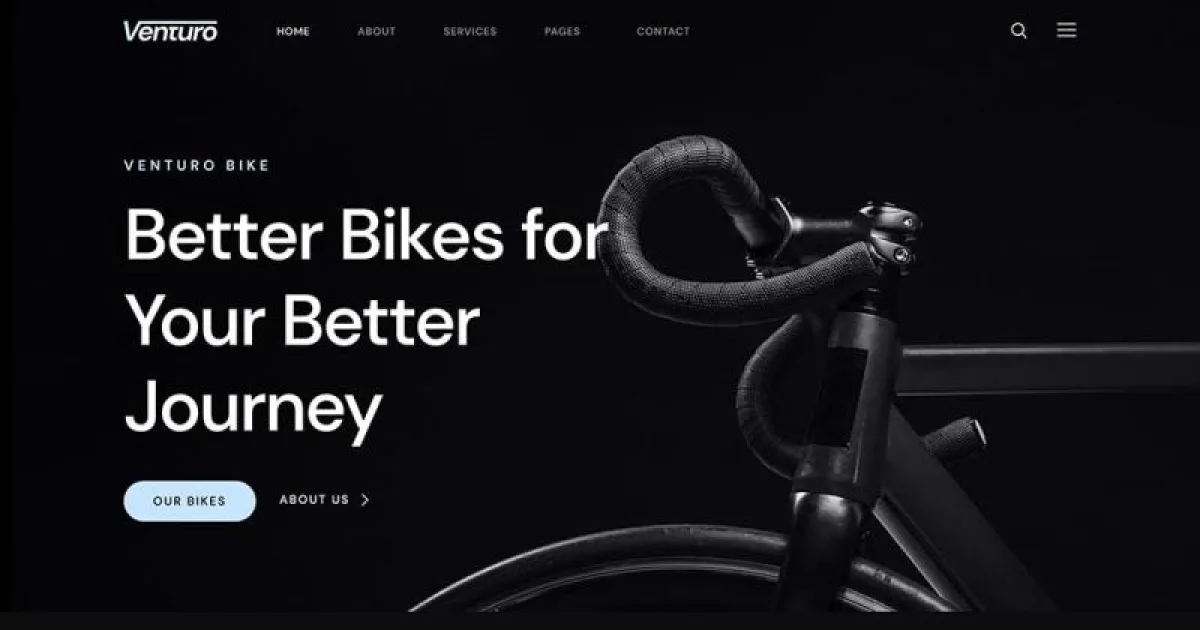 Venturo – Bike Rental and Services Elementor Template Kit