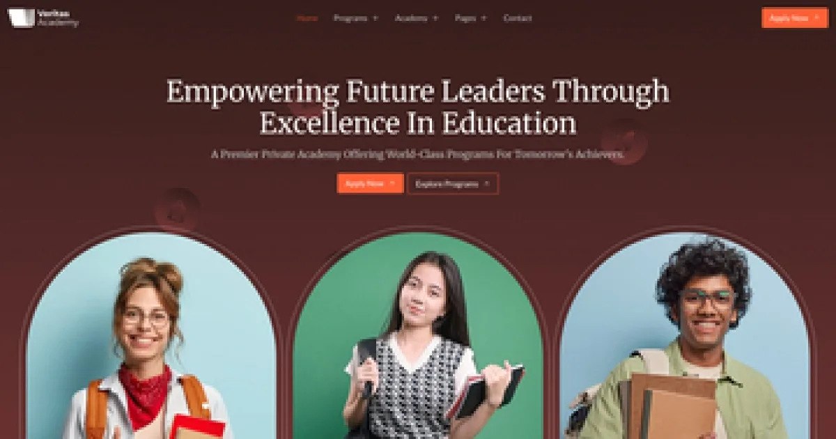 Veritas – Private Academy Elementor Template Kit
