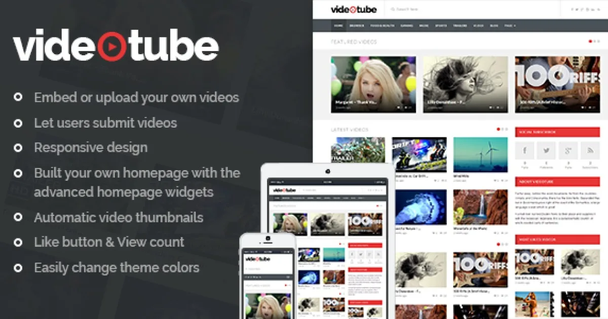 VideoTube Theme