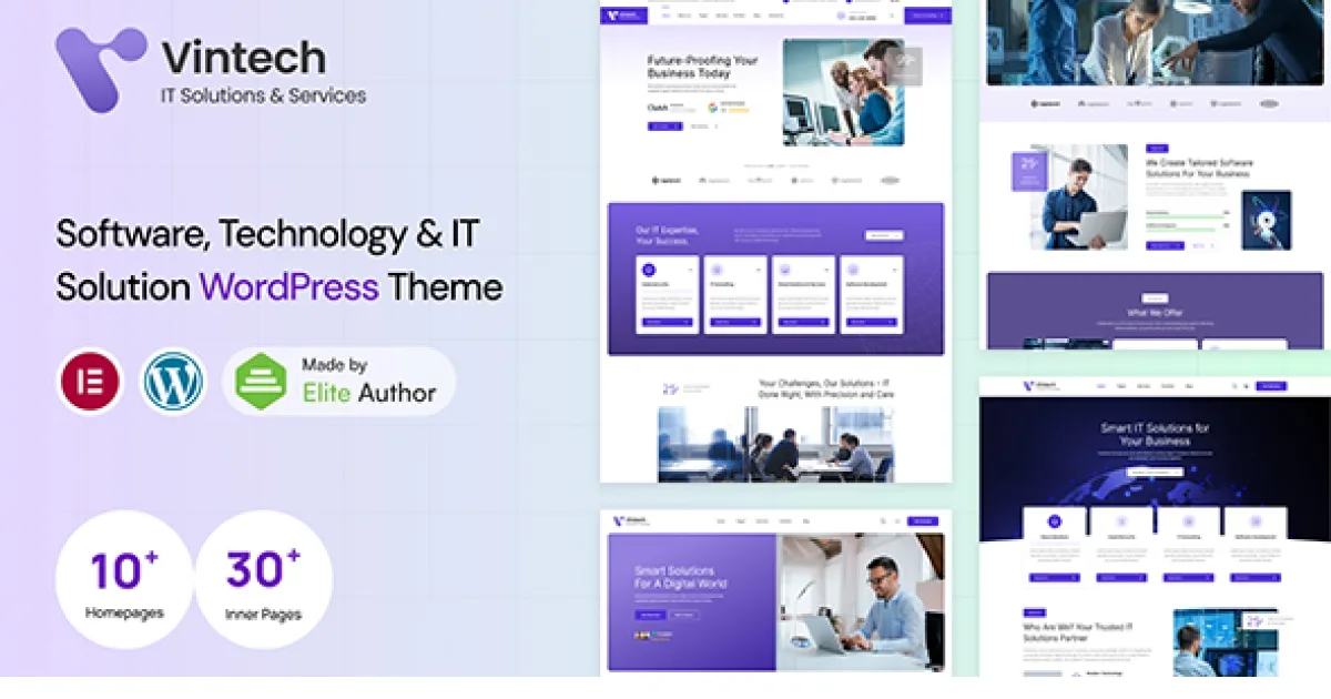 Vintech – Technology & IT Solutions WordPress Theme