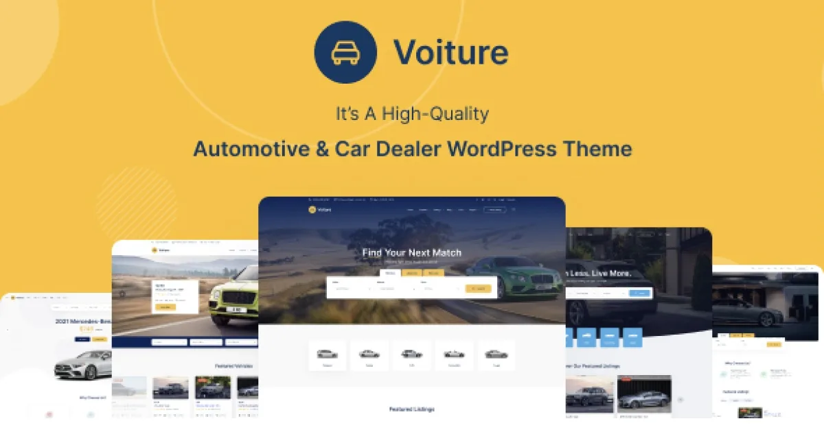 Voiture – Automotive & Car Dealer WordPress Theme