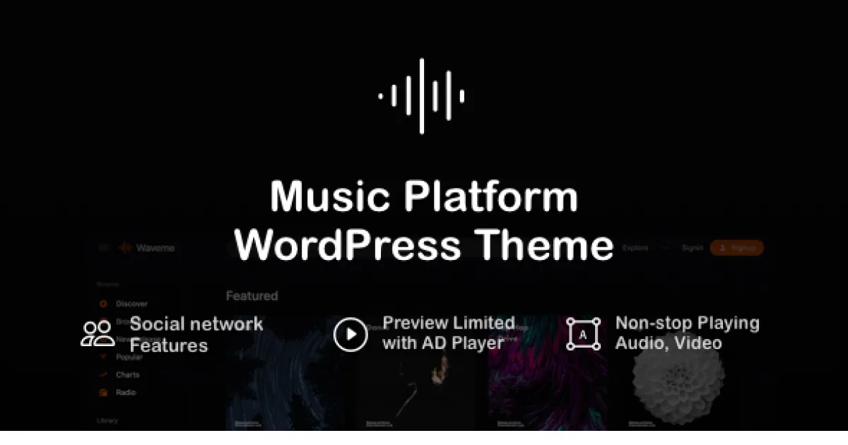 Waveme WordPress Theme