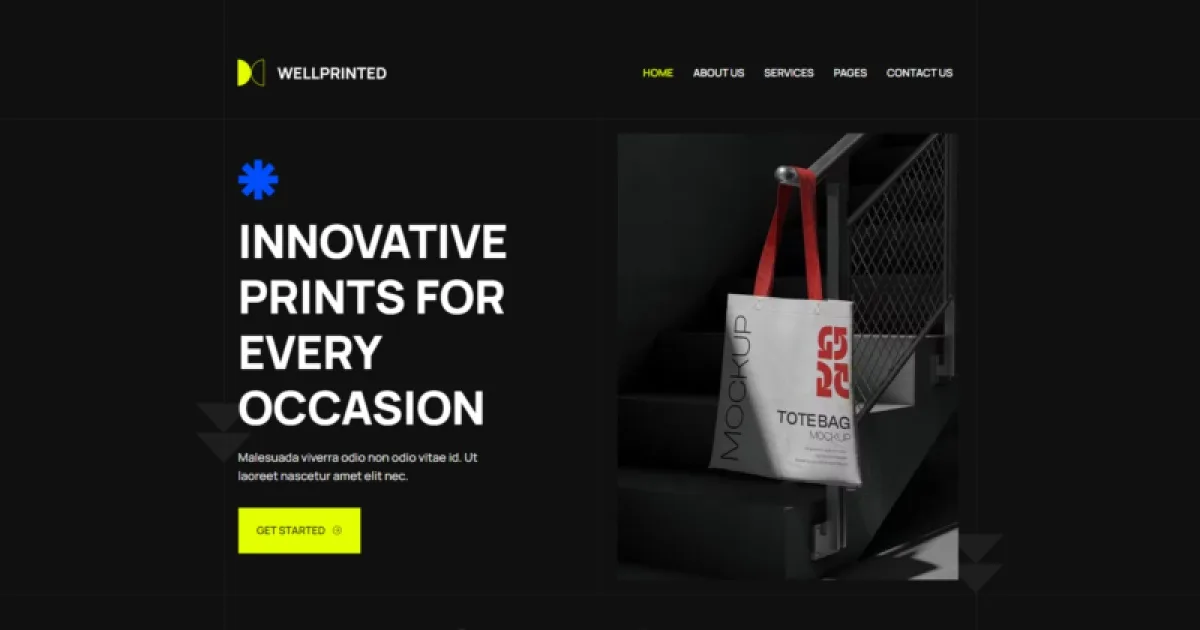 WellPrinted – Print Service Elementor Template Kit