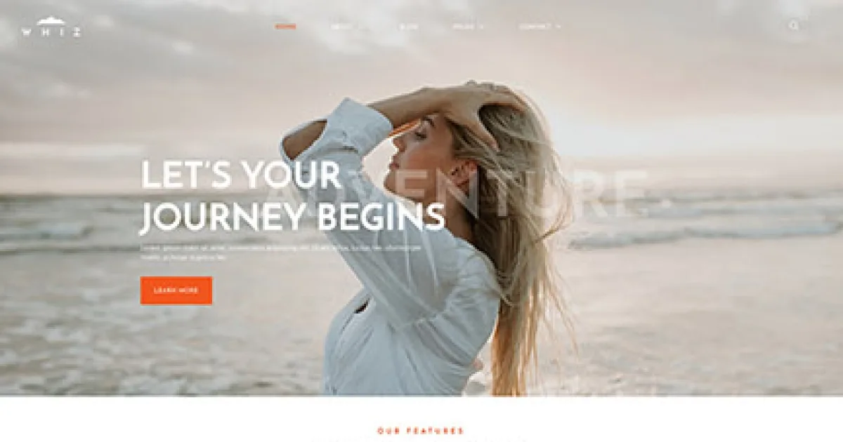 Whiz – Travel Agency Elementor Template Kit