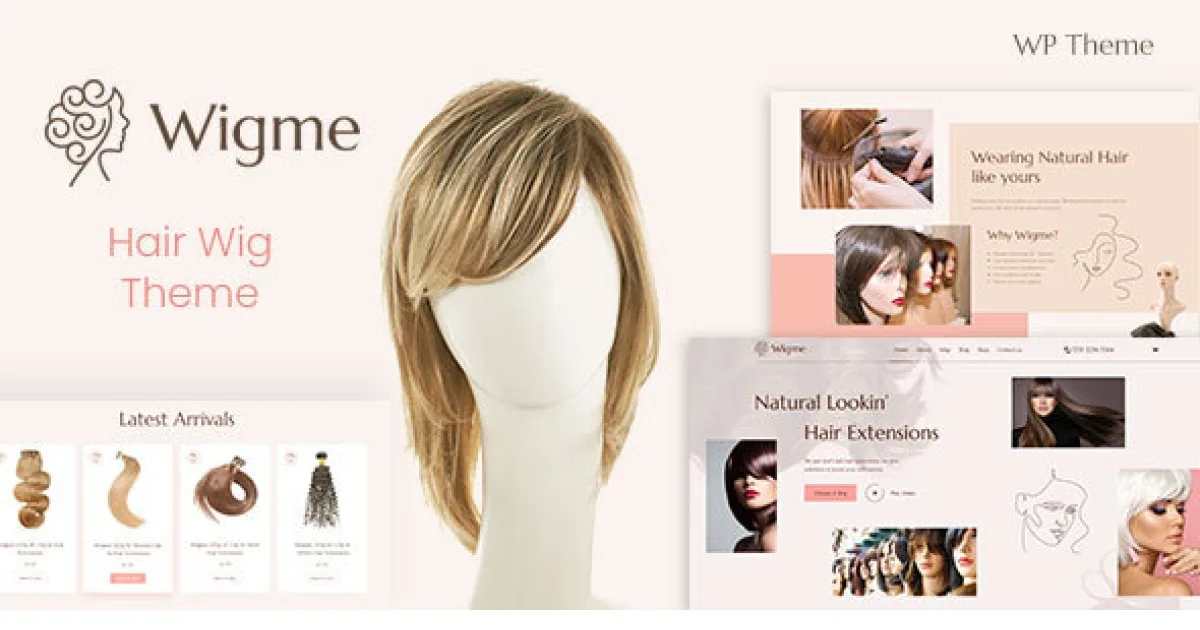 Wigme Theme – Hair Extensions WooCommerce Shop