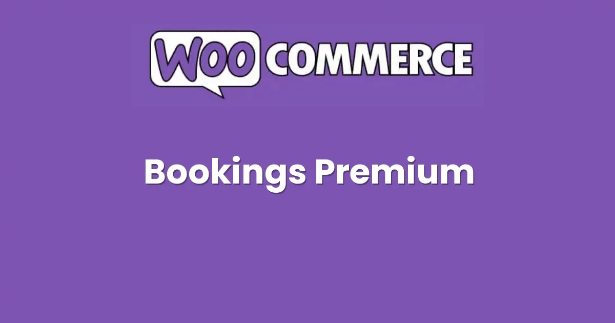 WooCommerce Bookings Premium