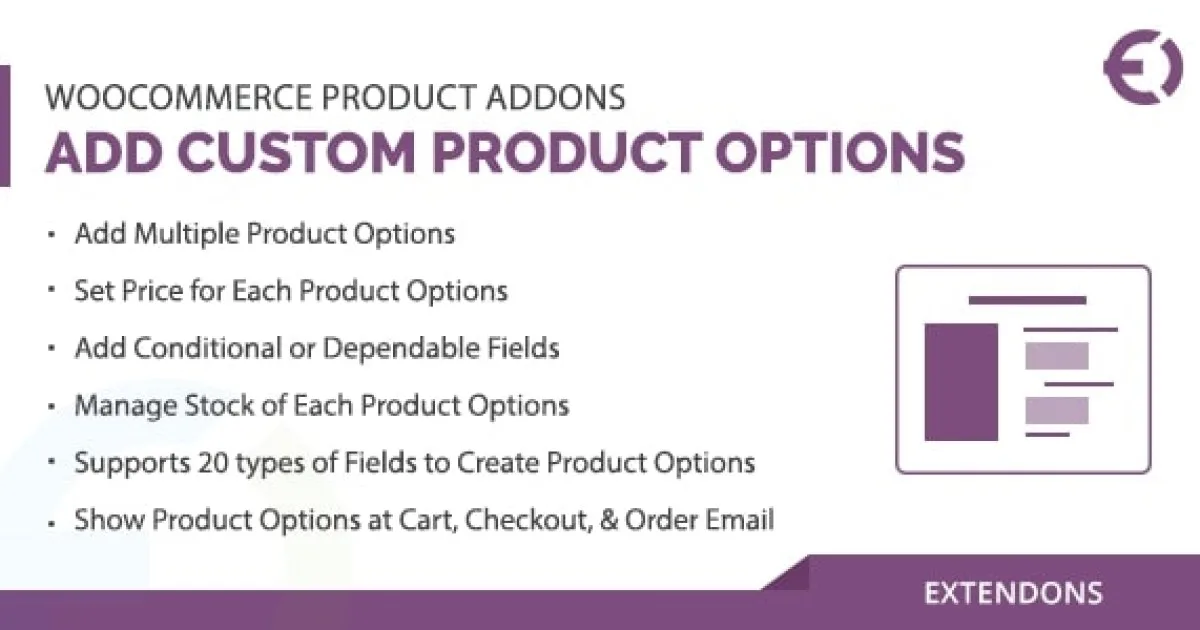 Woocommerce Custom Product Addons