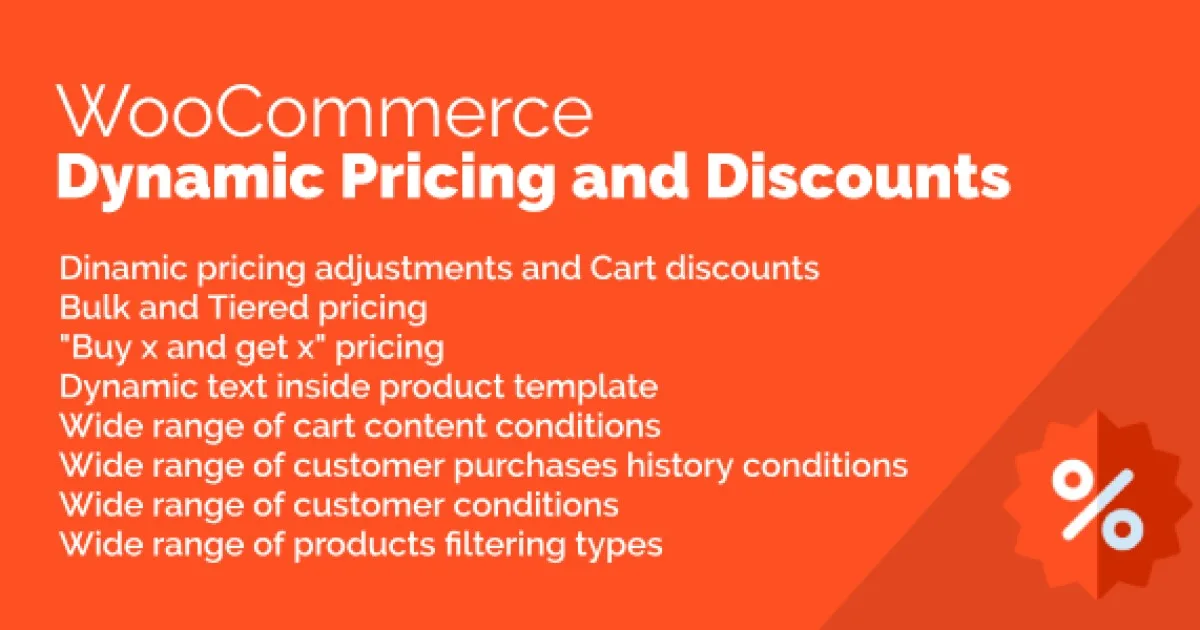 WooCommerce Dynamic Pricing and Discounts Plugin - Official Release Preview