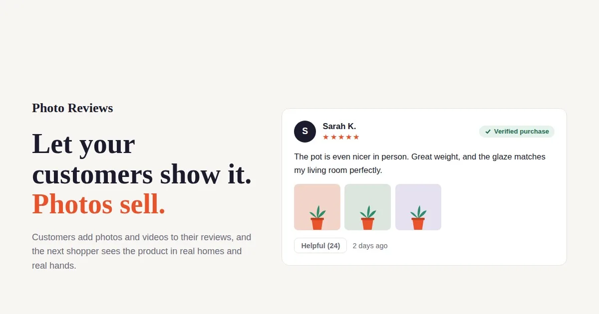 WooCommerce Photo Reviews