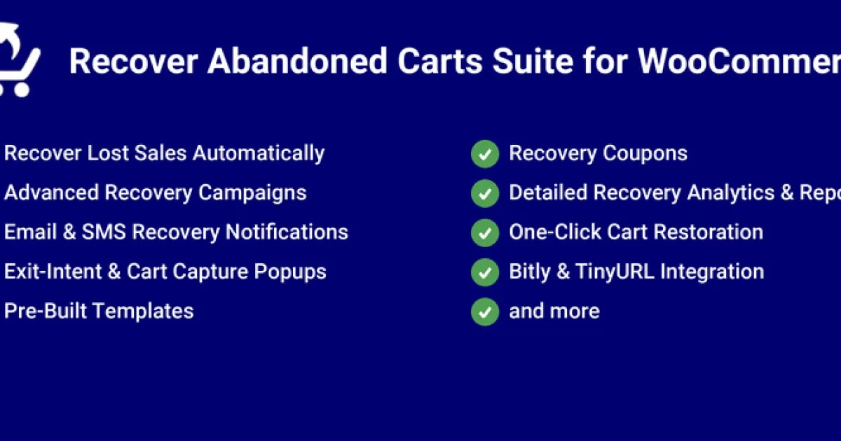 WooCommerce Recover Abandoned Cart