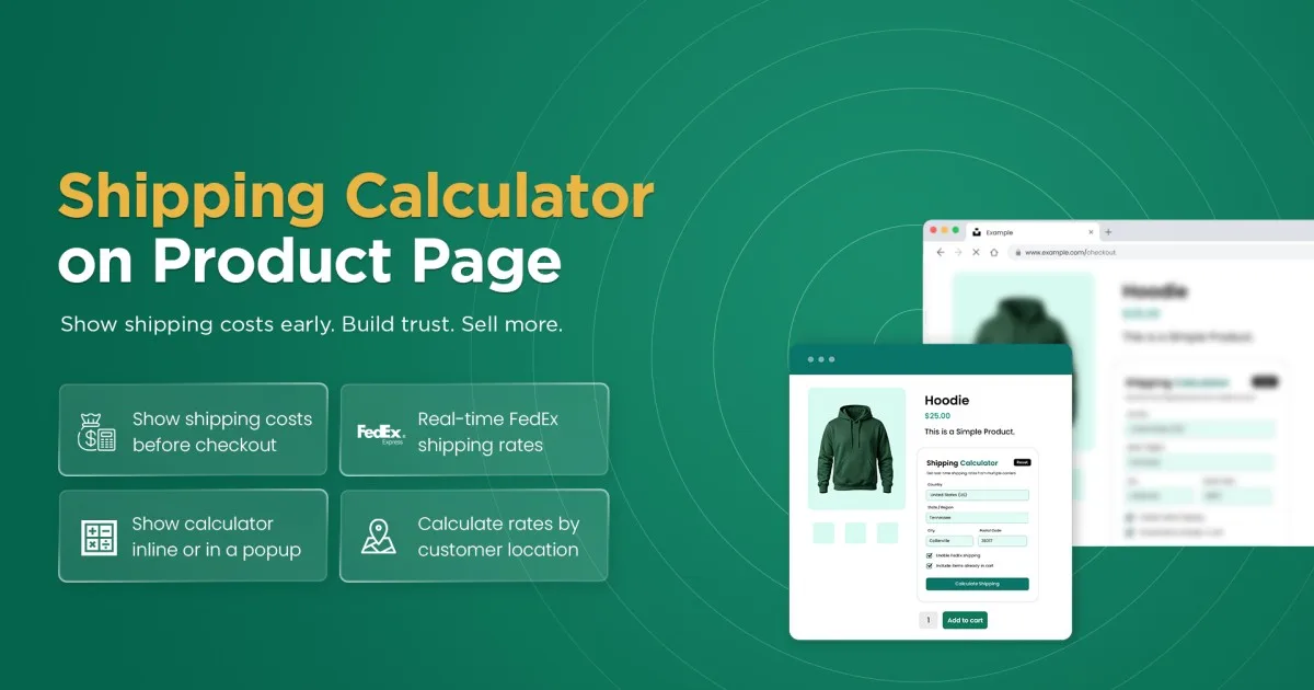 Woocommerce Shipping Calculator On Product Page