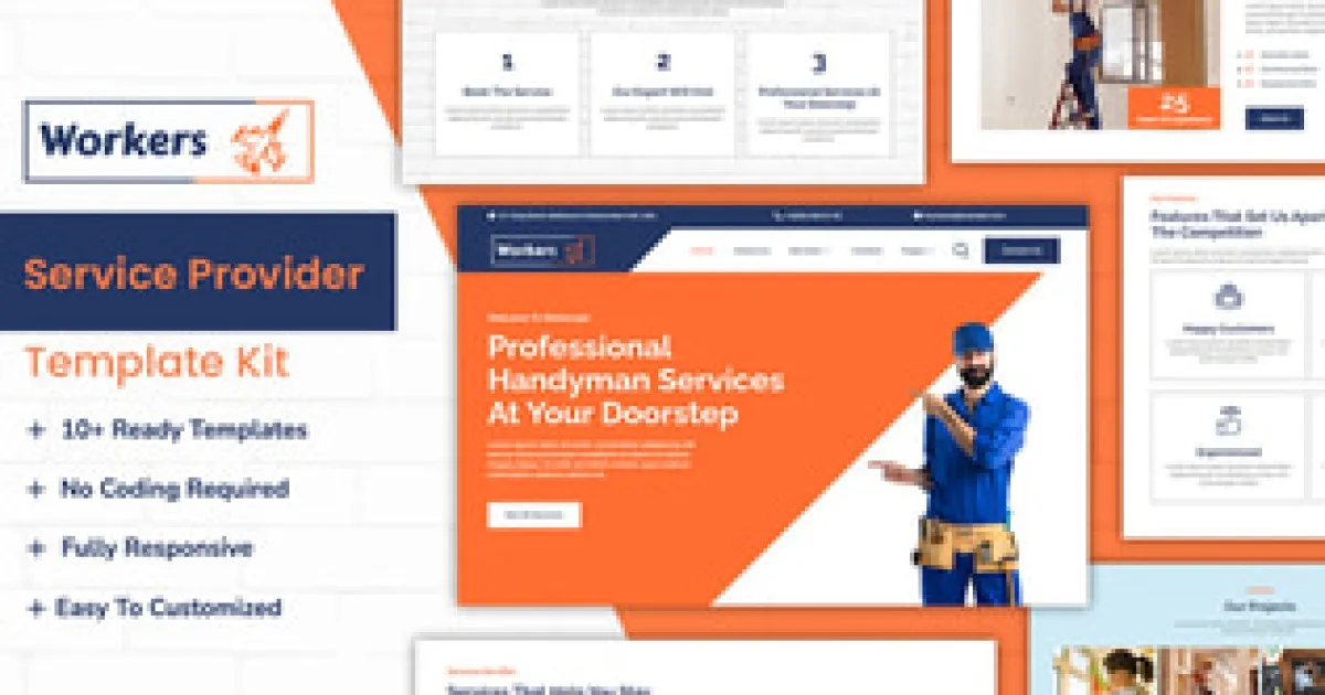 Worker Construction Building Company Elementor