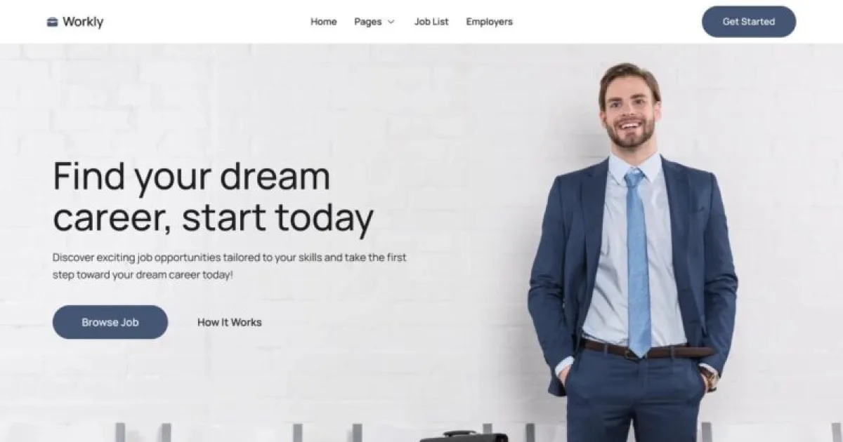 Workly – Job Listing & Career Recruitment Elementor Template Kit