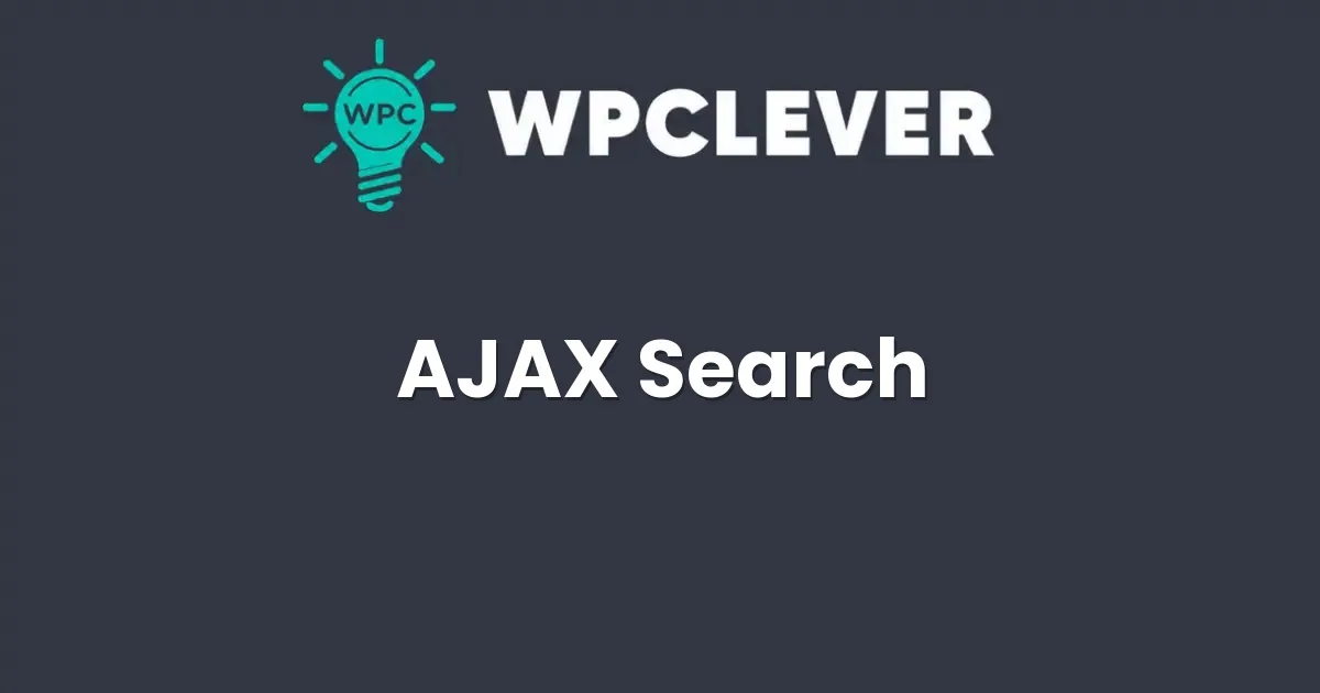 WPC – AJAX Search for WooCommerce
