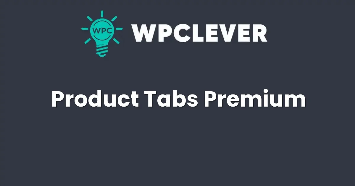 WPC Product Tabs for WooCommerce Premium By WPCleverÂ