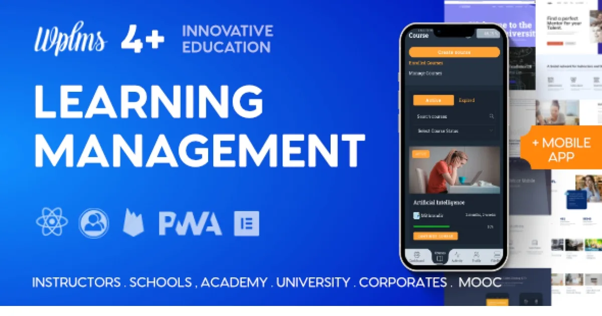 WPLMS-Learning Management System for WordPress