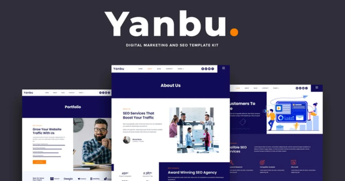 Yanbu – Digital Marketing & SEO Elementor Template Kit