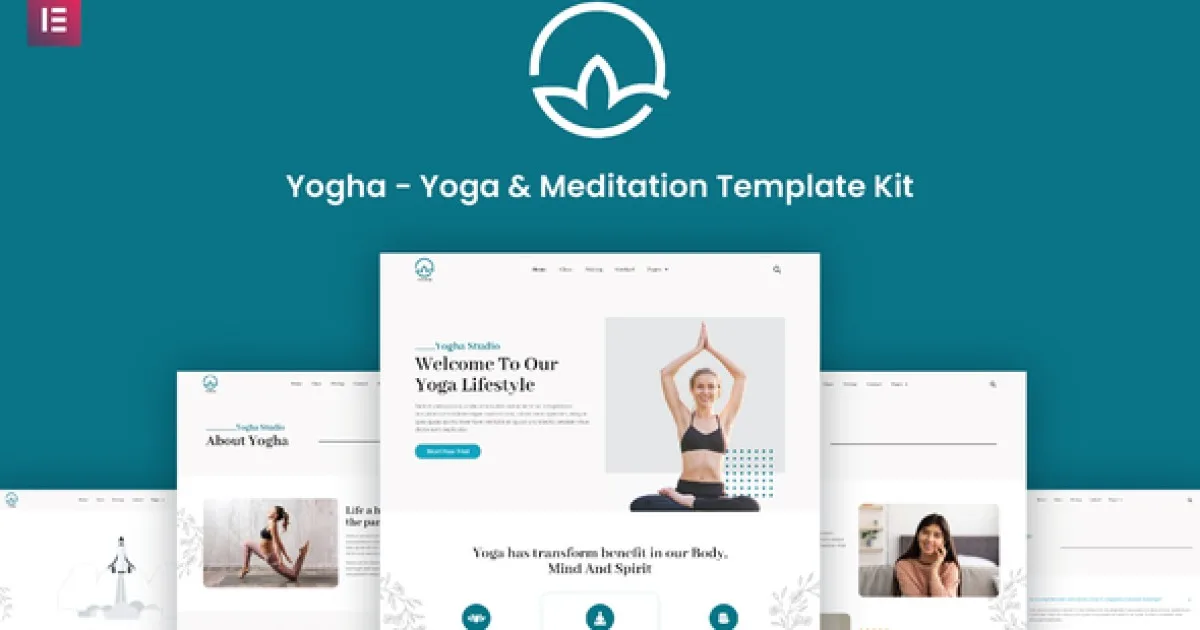 Yogha – Yoga & Meditation Elementor Template Kit