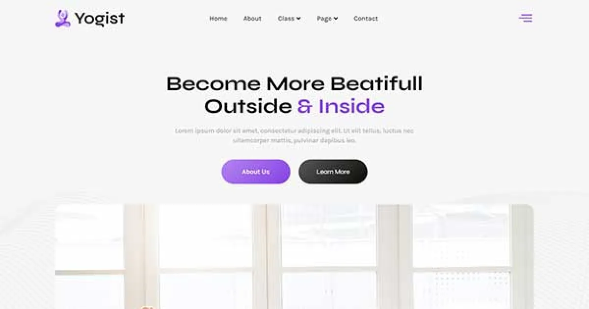 Yogist – Yoga Studio & Fitness Club Elementor Template Kit