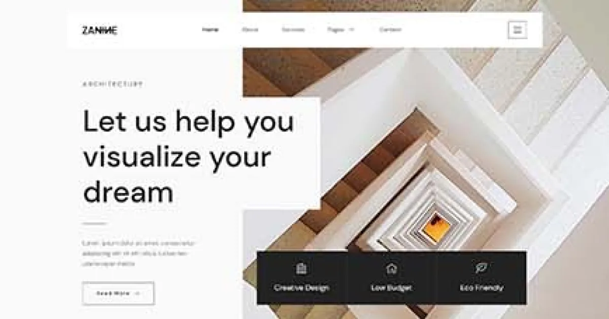 Zanine – Architecture Agency Elementor Template Kit