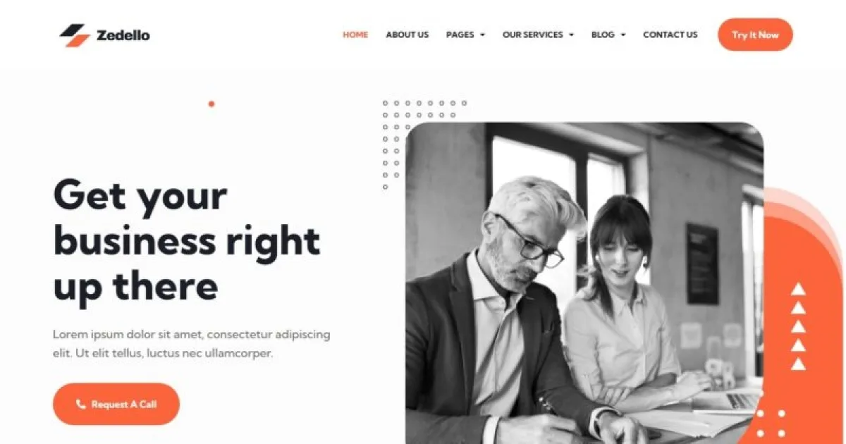 Zedello – Consultant & Finance Business Elementor Pro Template Kit
