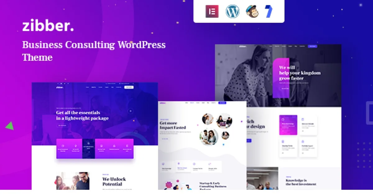 Zibber Theme – Consulting Business WordPress Theme + RTL