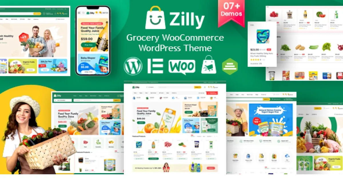 Zilly – Grocery Store WooCommerce WordPress Theme - Official Release Preview