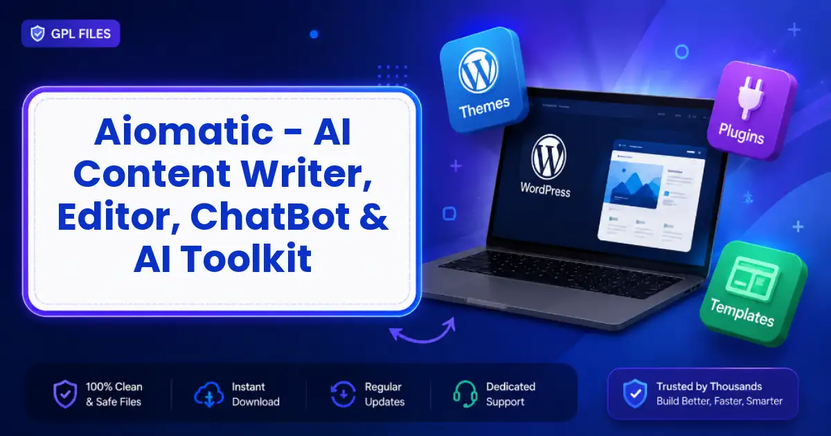 Aiomatic – AI Content Writer, Editor, ChatBot & AI Toolkit